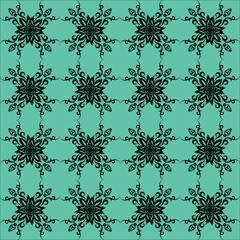 Abstract green seamless endless pattern. Use as background.