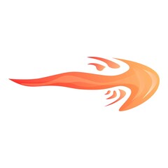 Pistol gun flash icon cartoon vector. Shot effect. Bullet blast