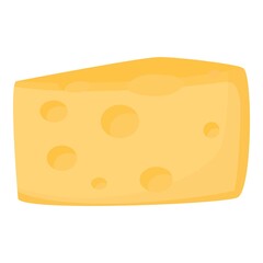 Cheese aperitif icon cartoon vector. Wine alcohol. Holding bottle