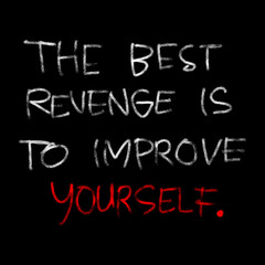 Obraz premium motivational words written by hand with basic colors black and white