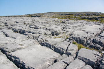 View of the Burren National Park, Ireland