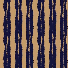 Striped Brush Strokes Seamless Pattern Design