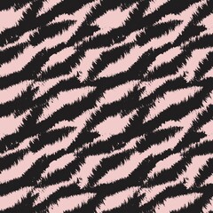 Abstract Brush Fur Seamless Pattern
