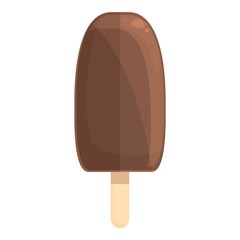 Ice cream icon cartoon vector. Waffle chocolate. Food vanilla