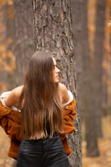 girl in the forest