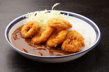 イカリングフライカレー
