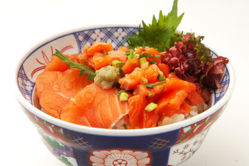 サーモン丼