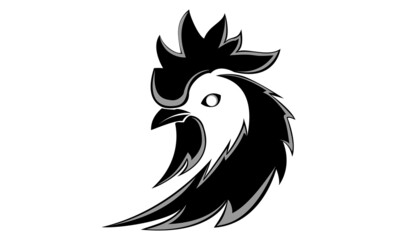 chicken logo design vector template, creative logo brand
