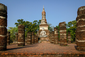 Ruins from the historic city of Sukhothai