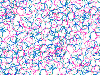 Seamless pattern with watercolor circles