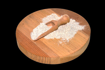 flour isolated on white background