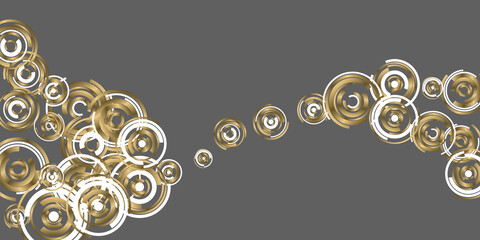 Spin rotation circle shapes motion vector background. Rotating circles round shapes spin motion