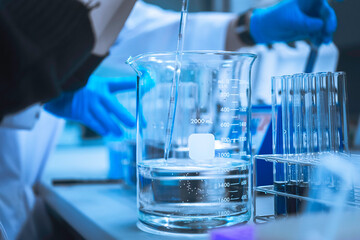 Chemists mixed up chemical to find antiretroviral drugs at the lab,Experiment to detect virus was found in the blood,Developers of potential medicines and vaccines against COVID-19