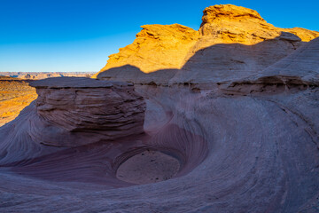 New Wave Trail Hiking Path, Page Arizona, America, USA.