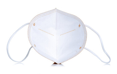 Medical protective mask on white background isolation