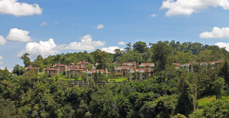 Fototapeta na wymiar General view of the resort Hotel The Panari Resort Nyahururu