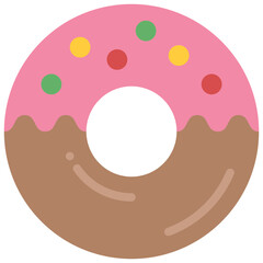 donut flat icon