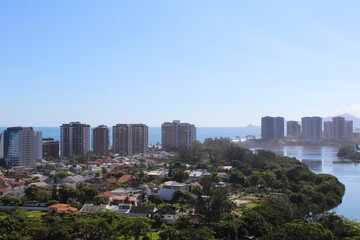 Fototapeta na wymiar Wonderful view of Barra da Tijuca, Rio de Janeiro, Brazil