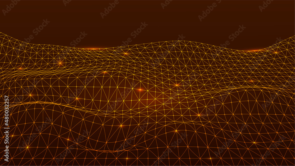 Poster futuristic hexagon vector illustration. futuristic hexagon vector illustration. hud element. technol