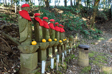 Fototapeta premium 小野路里山地蔵尊