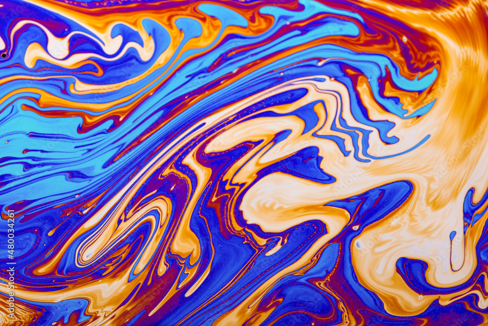 Wall mural psychedelic multicolored background abstract. rainbow colors. patterns background. photo macro shot 