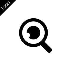 Vector isolated search icon.