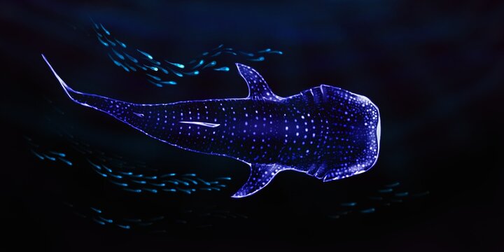 Walhai Fische Meer Grafik Illustration