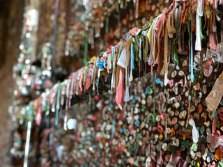 Closeup on the Gum Wall
