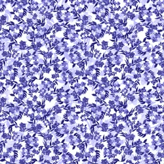 Schapenvacht deken met patroon Very peri Zeer Peri naadloze patroon wilde bloemen en bladeren op een witte achtergrond. Aquarel bloemen illustratie. Botanisch decoratief element. Bloem concept. Botanica-concept..