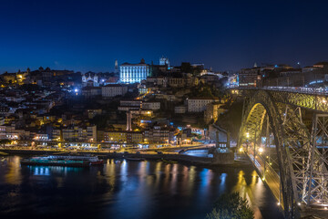 city view of porto old town, portugal