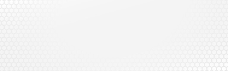 White hexagon background. Neutral website template. Light modern backdrop with geometric shapes. Abstract minimal wallpaper. Smooth honeycomb layout. Vector illustration