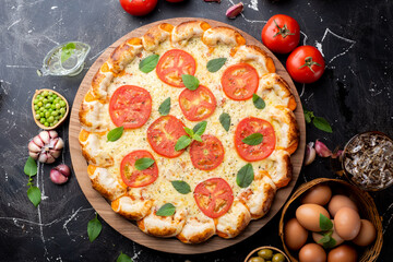pizza sabores pizza com doritos tomate marguerita 