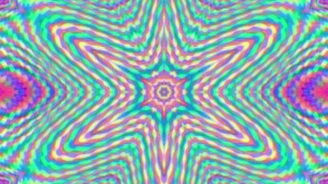 Colorful Mandala Kaleidoscope Patterns 