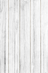 Fototapeta na wymiar White grey wood color texture vertical for background. Surface light clean of table top view. Natural patterns for design art work and interior or exterior. Grunge old white wood board wall pattern.