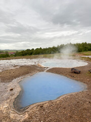 Hot Spring and Geothermal Fields in Iceland
