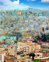 Aerial view of Amman