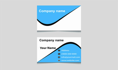 Corporate Business Visiting Card Design Template 