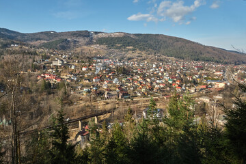 Obraz premium City of Bern, Switzerland. Panorama view of Berne old town