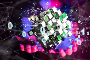 Ui of Cloud Computing Technology Internet Storage Network Concept