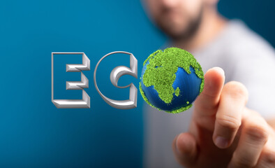 Ecology and go green symbol