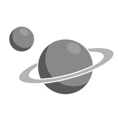 saturn planet vector design