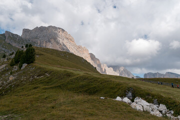 Landscape around Seceda mountain, Trentino-Alto Adige - Italy