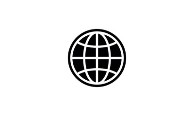 line globe icon,World globe vector icon,web icon design