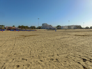 Beach photo taken in Agadir in Morocco in the summer time.