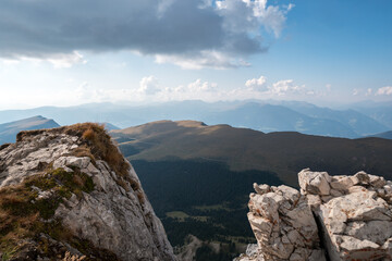Fototapeta na wymiar Majestic mountain scenery - Seceda, Dolomites, Italy