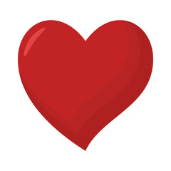 big red heart illustration