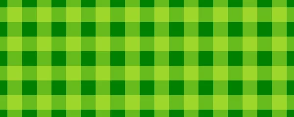 Keuken foto achterwand Groen Banner, geruit patroon. Groen op Limoen kleur. Tafelkleed patroon. Textuur. Naadloze klassieke patroonachtergrond.