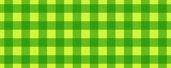 Banner, plaid pattern. Lime on Green color. Tablecloth pattern. Texture. Seamless classic pattern background.