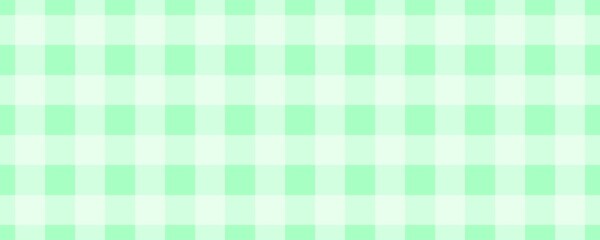 Banner, plaid pattern. Mint on White color. Tablecloth pattern. Texture. Seamless classic pattern background.