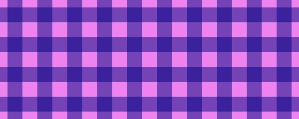 Banner, plaid pattern. Violet on Navy color. Tablecloth pattern. Texture. Seamless classic pattern background.